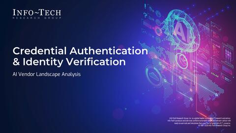 Thought model representing Credential Authentication & Identity Verification: AI Vendor Landscape
