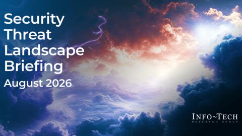 Thought model representing Threat Landscape Briefing – August 2026