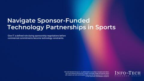 Thought model representing Navigate Sponsor-Funded Technology Partnerships in Sports
