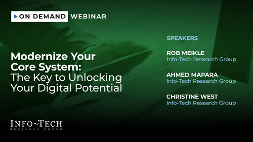 CIO Roundtable: Modernize Your Core System: The Key to Unlocking Your ...